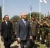 Επιθεωρώντας άγημα των Ενόπλων Δυνάμεων κατά την επίσημη επίσκεψή του ως Υπουργός Εθνικής Άμυνας στην Κύπρο.